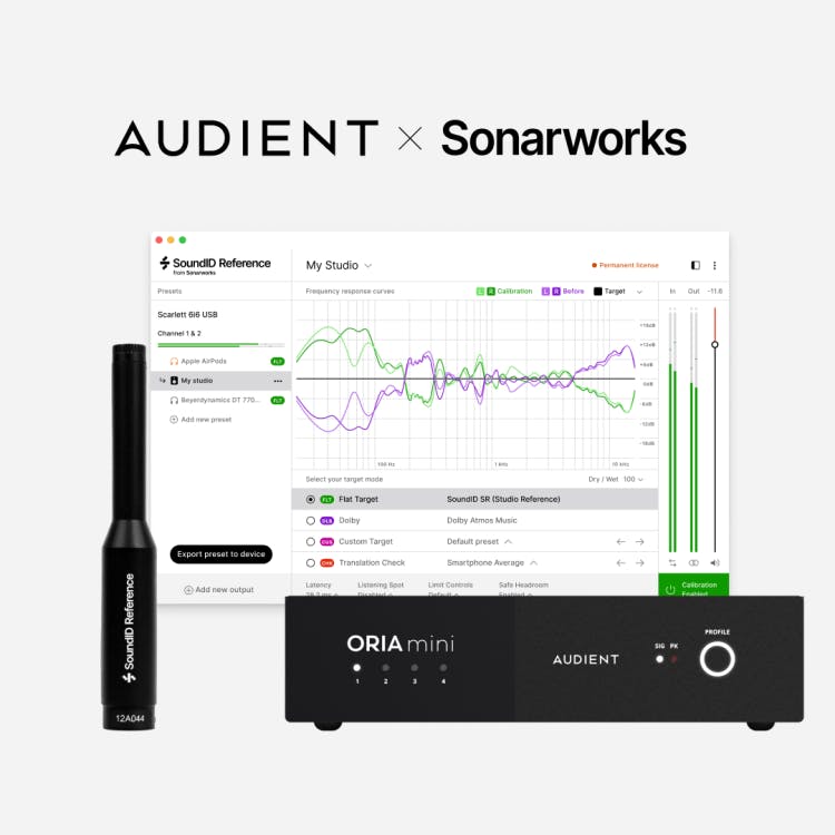 Audient Sonarworks Integration
