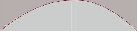 A graphical representation of a logarithmic (equal power) fade curve, featuring a smoothly curved fade shape that resembles the natural way humans perceive volume changes.