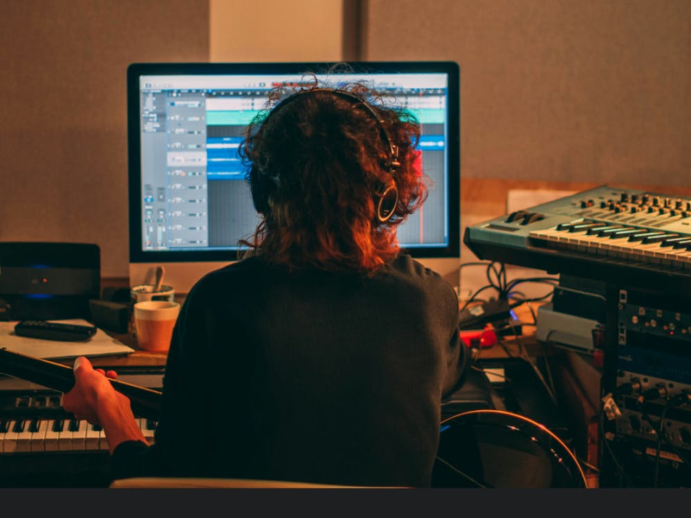 Producer Creating Ai Choir Sections Soundid Voiceai