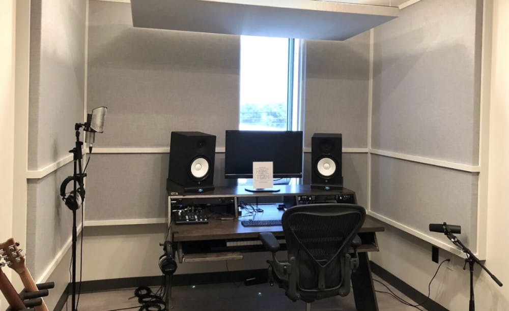 Professional Music Production Studio Acoustic Treatment